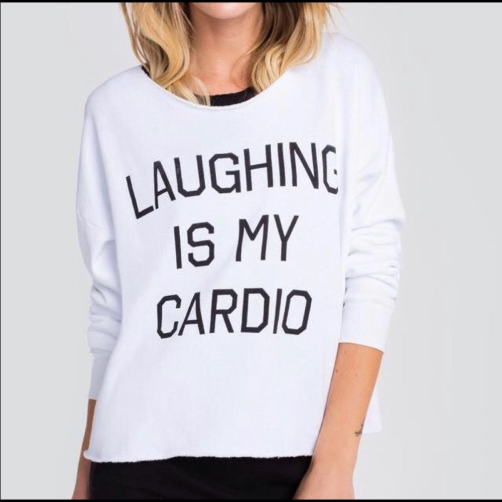 Women's Laughing is My Cardio Sweatshirt